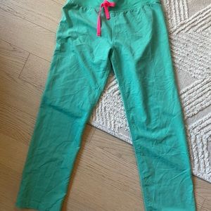 Surgical Green Figs Scrub Pants - Small Livingston, gently used, like new